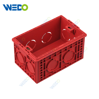 Wholesale Red Pvc Electrical Double Gang Junction Box Switch Box 