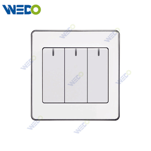 C73 3gang Wall Switch Switch Wall Switch Socket Factory Simple Atmosphere Made In China 3gang 4 Wire 