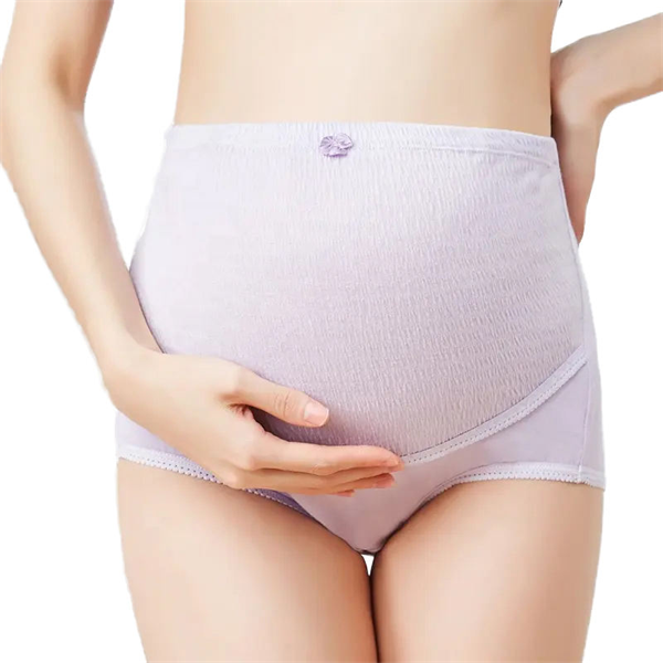 0015 Umstandsh&ouml;schen aus Baumwolle mit hoher Taille f&uuml;r schwangere Frauen