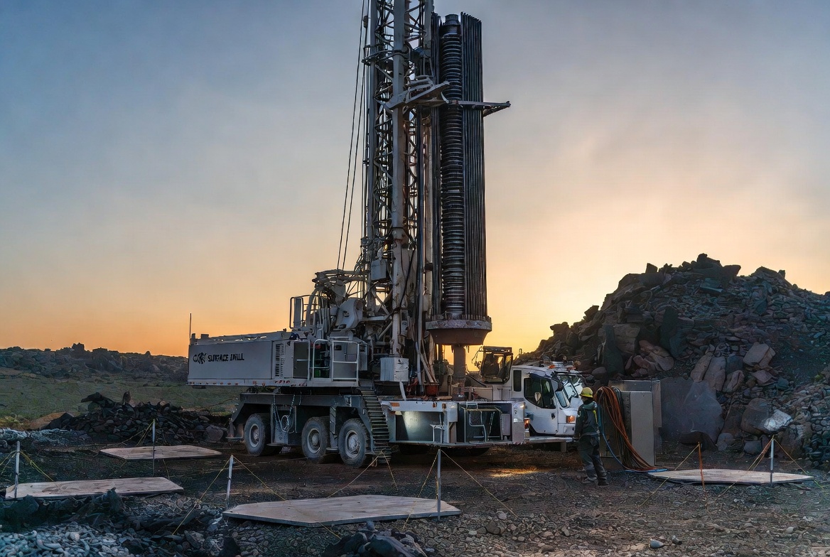 Core Surface Drilling Rig Sa Exploration Site