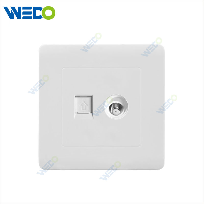 C50 PC Satellite+ Tel Socket Electrical Sockets Customized Factory Wall Switch