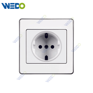 C73 EUROPEAN SOCKET Wall Switch Switch Wall Switch Socket Factory Simple Atmosphere Made In China 4 Gang 4 Wire 