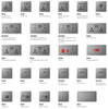 B20 Series Small Button 20A 45A With Neon Exclusive Design Generous Appearance Wall Switch Socket 