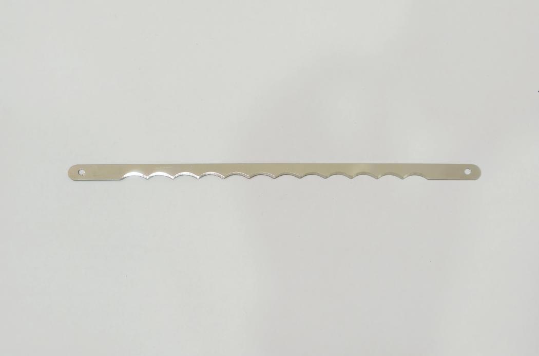 0,4 mm ultrad&uuml;nne zweischneidige Klinge aus SS301-Edelstahl