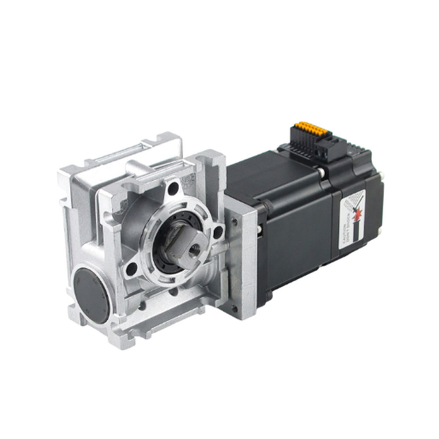 Motor integrat Bldc cu angrenaj melcat