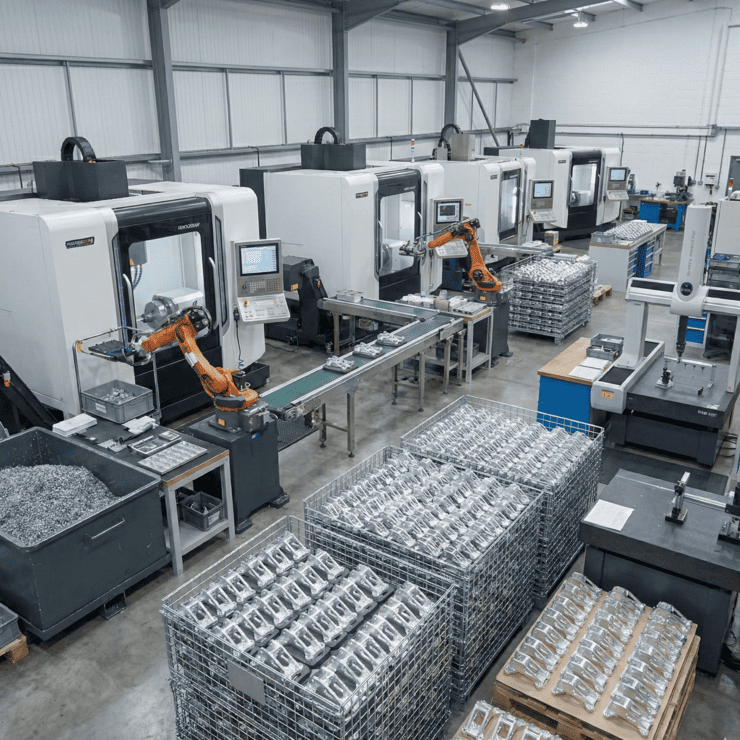 Production d'usinage CNC &agrave; grand volume pour les utilisateurs finaux