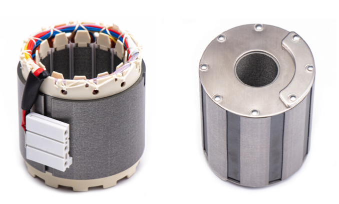 85-mm-Stator und Rotor mit konzentrierter Wicklung