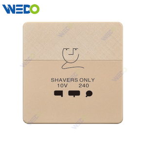 D1 Light Switch Simple Electric, Wall Switch Shaver Sokcet Wall Switch PC Material Cover with IEC Report SASO