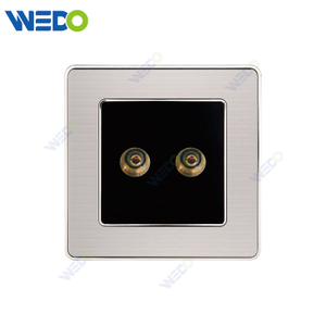 C35 Manufacturer Price EU/UK Standard Electrical Wall Sockets And Switches Plates TV SOCKET/DOUBLE TV SOCKET Power Wall Switch And Socket 