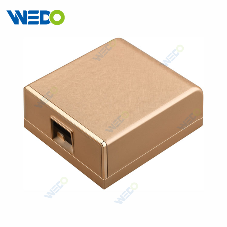 China Factory Waterproof Box with Chromed Gold Ring JZ Style ABS New Material