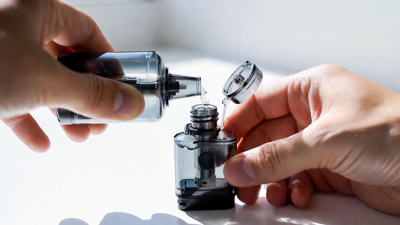 Заполнение и заливка капсулы Vape