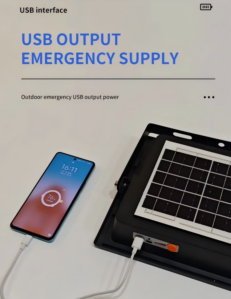 Waterproof Portable Solar Rechargeable Emergency Light03