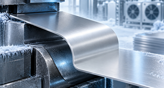 Low-temperature bending aluminum