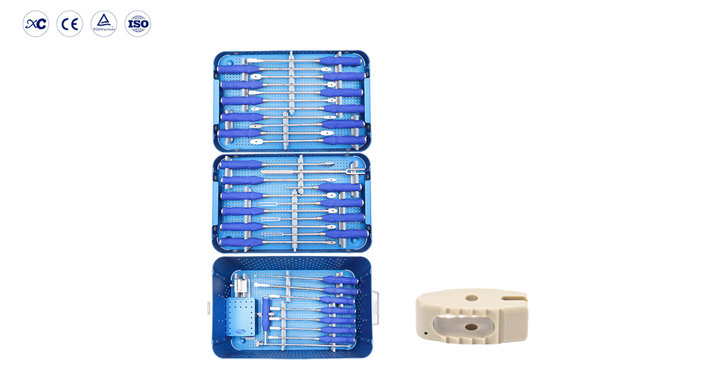 PLIF PEEK Lumbar Cage at Interbody Fusion Instrument Set