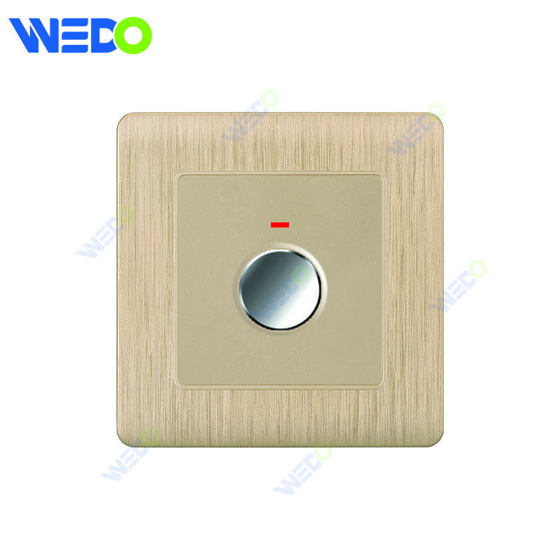 C20 86mm*86mm Home Switch White/silver/gold TOUCH DELAY SWITCH Light Electric Wall Switch PC Cover with IEC Certificate