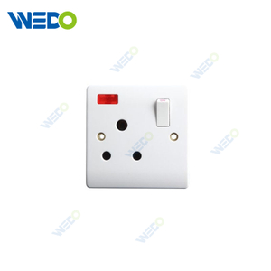 15A /250V Bakelite Material High Quality Switched Socket