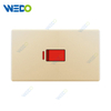 ULTRA THIN A2 Series 20A switch with neon Different Color Different Style Fashion Design Wall Switch 