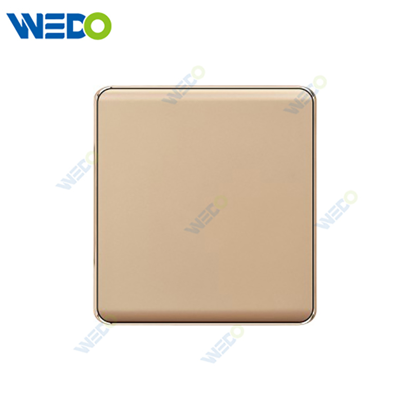 K2-P Series Blank Plate 86 250V Light Electric Wall Switch Socket 86*86cm PC Material with Chrome Frame Home Switches Twist Pattern