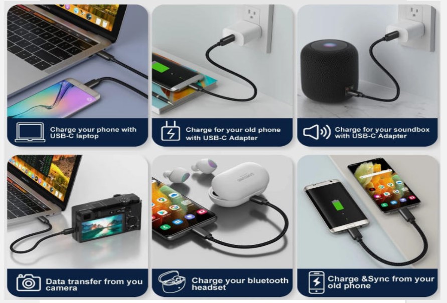 สุดยอดสายชาร์จ USB แบบสั้นถึง Micro USB.jpg