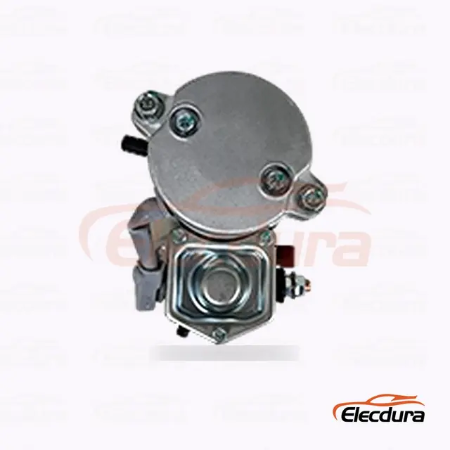 228000-7800 Rover og Land Rover Startmotor , 12V 2.0 kW 9 t&aelig;nder, komplet set fra siden - Startmotor Inspektion af b&oslash;rstefjedertryk og holder
