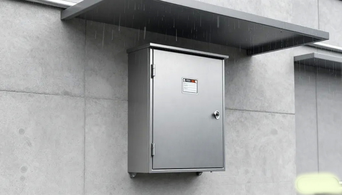 IP55 Wall Mount Enclosure Under Canopy IP55 falra szerelhető ház a tető alatt