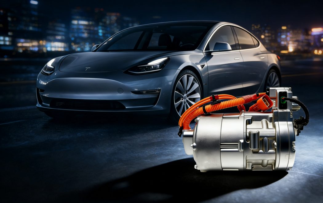 Tesla Model 3 Elektrick&yacute; kompresor klimatizace