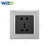 M3 Wenzhou Factory New Design Electrical Light Wall Switch And Socket IEC60669 5PIN MF SOCKET