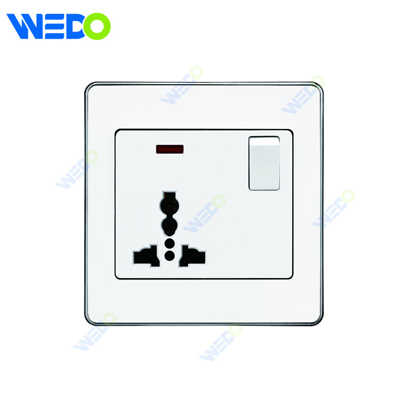 C73 MF SWITCHED SOCKET Wall Switch Switch Wall Switch Socket Factory Simple Atmosphere Made In China 4 Gang 4 Wire 