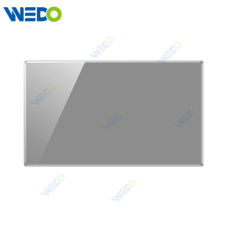 S6 Series Blank Plate 146 250V Light Electric Wall Switch Socket Tempered Glass Material Modern Sockets