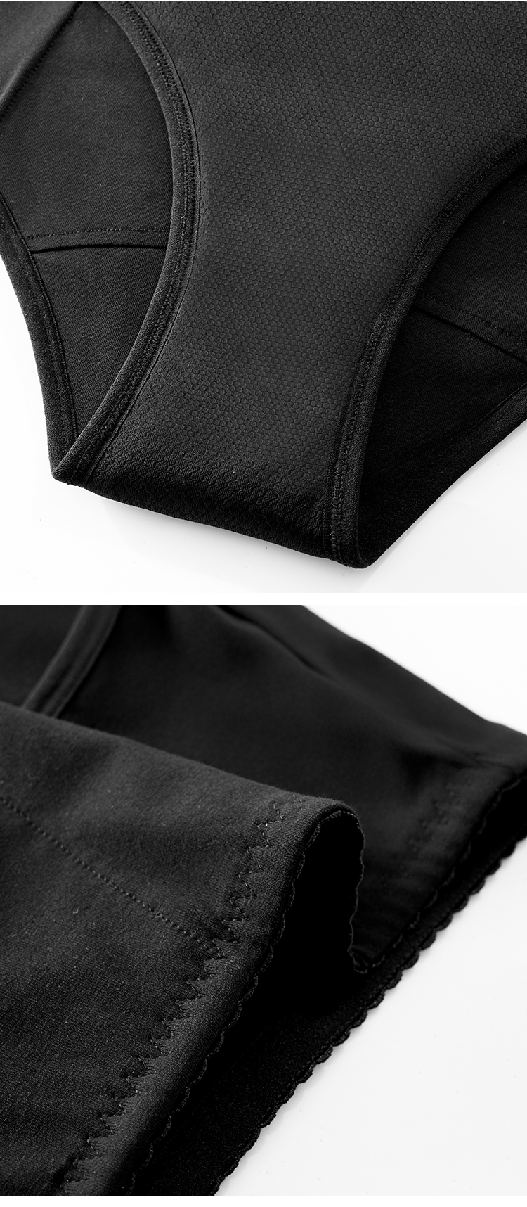 Detalles de la ropa interior menstrual posparto de Ljvogues