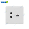 C50 Home Switches 2pin Socket +USB/ 2USB White/gold/silver/brush Gold/wood/brush Silver