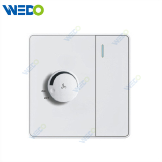C85 Wall Switch Push On Off UK Standard Electric Switch Socket UK Standard White 1 Gang with Dimmer 500W Electrical Switch Sockets Wall Switch 86 Type UK Wall Switches 