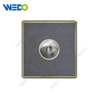 Acrylic Leather British Satellite/ Double Satellite/Satellite +TV/ Satellite +TEL Wall Switch, Electric Socket Switch