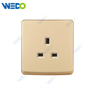 S1 Series 13A Socket 250V Light Electric Wall Switch Socket 86*146cm PC Material with Chrome Frame Home Switches