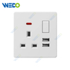 PC 13A Switched Socket/+2USB Switch Socket for Home