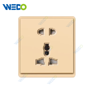 New Design PC 5 Pin MF Socket Wall Switch Socket 86*86 mm For Home 