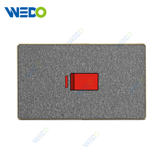 ULTRA THIN A1Series 45A switch with neon (3*6) Acrylic / Leather Different Color Different Style Fashion Design Wall Switch 