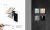 ULTRA THIN A1Series 1Gang Switch +Dimmer Acrylic / Leather Different Color Different Style Fashion Design Wall Switch 