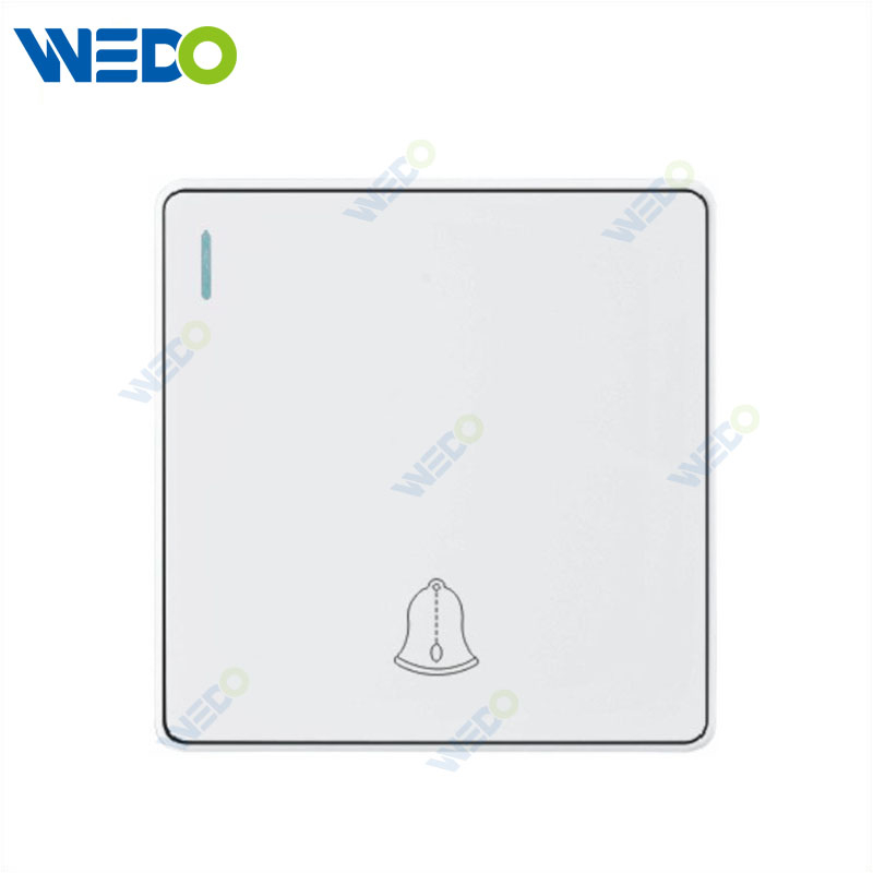 C85 Wall Switch Push On Off UK Standard Electric Switch Socket DOORBEL SWITCH 86 Type UK Wall Switches 