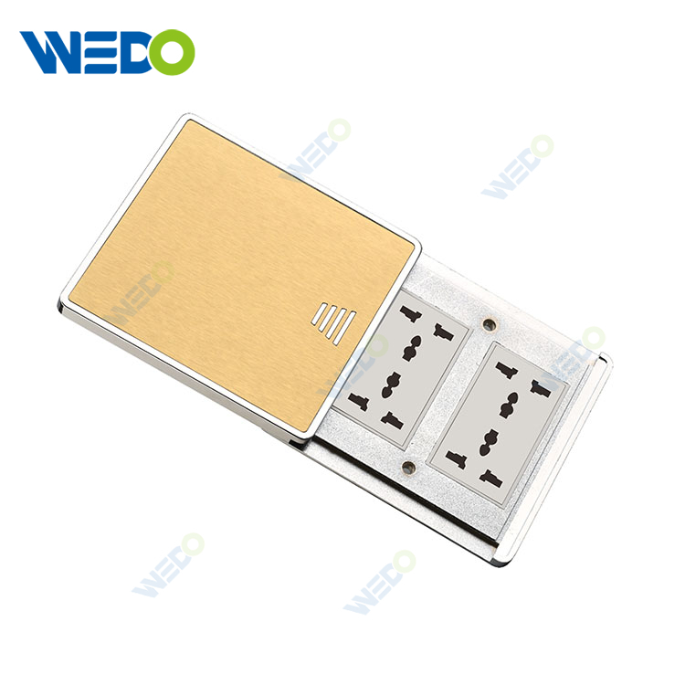 Cheap Price And Good Quality Electronic Flat Push Type Floor Mounting Socket 