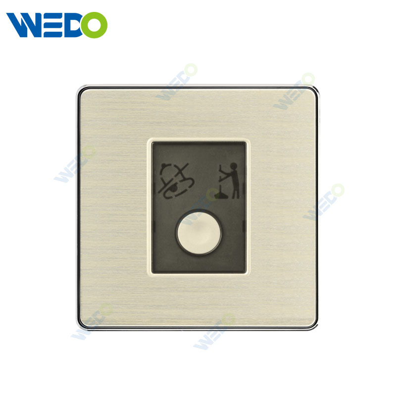 C90 Wenzhou Factory New Design Acrylic Home Lighting Electrical Wall Switches PC Material Cover with IEC Report SASO doorbell switch with Do Not Disturb