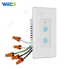 2 Gang 8 Gang US Standard Tuya Smart App Remote Operation Wifi Touch Switch with Cover