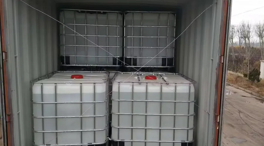 N-Methyl-2-pyrrolidone NMP บรรจุใน IBC Totes สำหรับการโหลดตู้คอนเทนเนอร์และการส่งออกจำนวนมาก