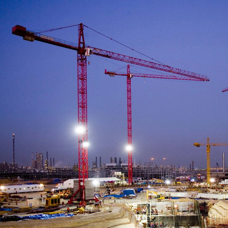 أنظمة إضاءة الفيضانات بالطاقة الشمسية-مواقع البناء