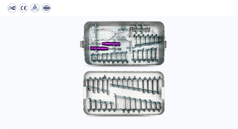 Sterilisert cervical retractor instrumentsett for ortopedisk kirurgi
