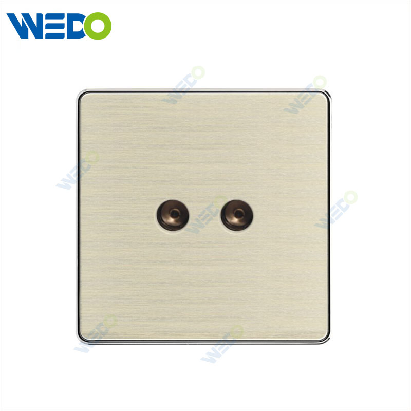 C90 Wenzhou Factory New Design Acrylic Home Lighting Electrical Wall Switches PC Material Cover with IEC Report SASO TV/DOUBLE TV