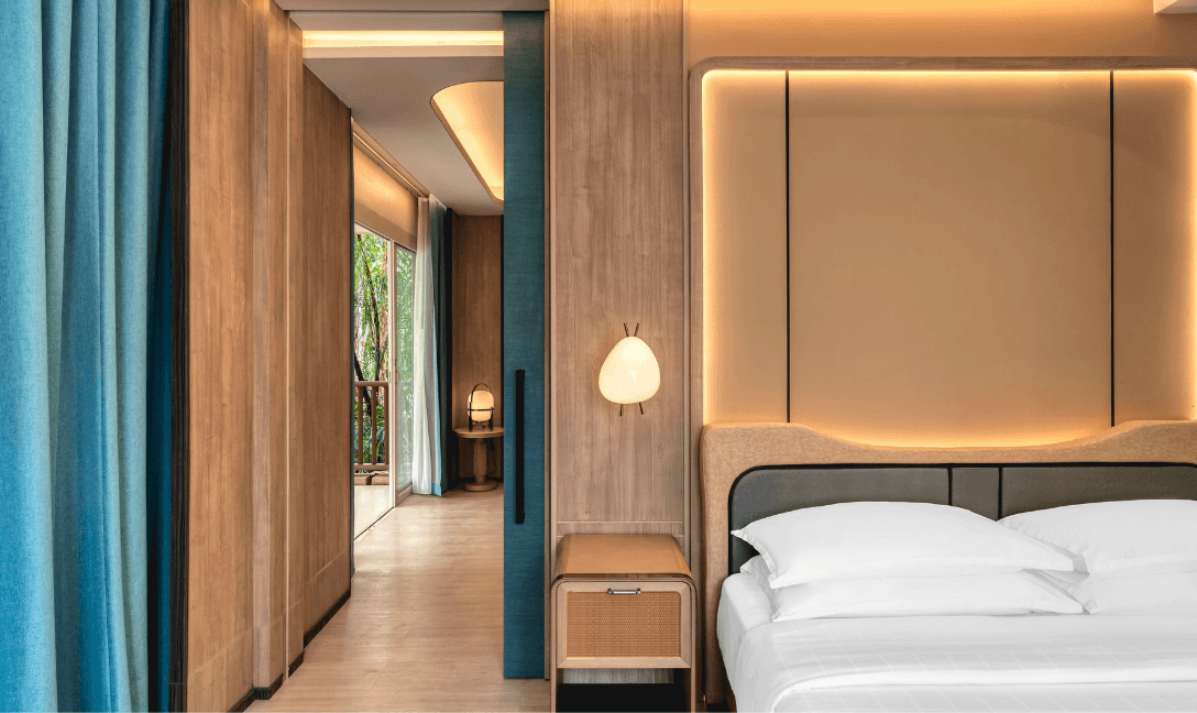 Falegnameria delle camere del Dusit Thani Krabi Beach Resort