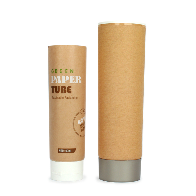 Professional Recyclable Paper tube Body Lotion Hand Cream Cosmetic Soft