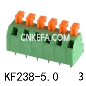 KF238-5.0-3 Spring type terminal block